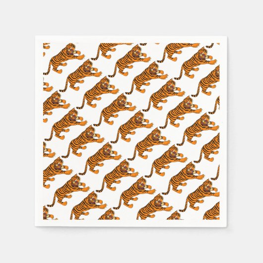 Serviette En Papier Tigre (Devant)
