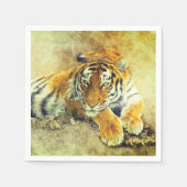 Serviette En Papier Tigre (Devant)