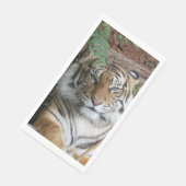 Serviette En Papier Tigre 005 (Coin)