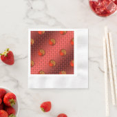 Serviette En Papier Tigre de Bois (En situation)