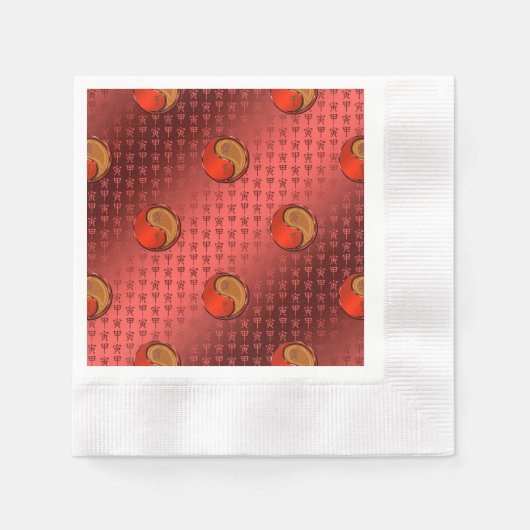 Serviette En Papier Tigre de Bois (Devant)