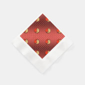 Serviette En Papier Tigre de Feu (Coin)