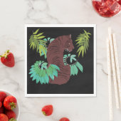 Serviette En Papier Tigre de la Jungle (En situation)