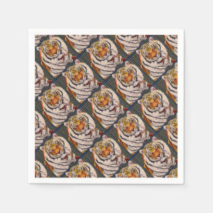 Serviette En Papier Tigre du Bengale