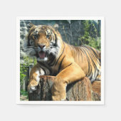 Serviette En Papier Tigre mignon (Devant)