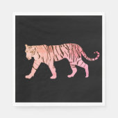 Serviette En Papier Tigre rose (Devant)