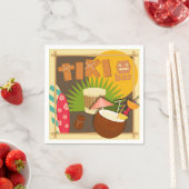 Serviette En Papier Tiki (En situation)