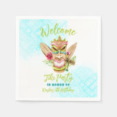 Serviette En Papier Tiki (Devant)