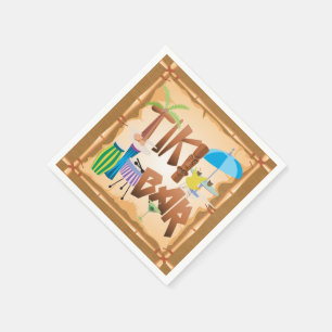 Serviette En Papier Tiki Bar