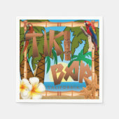 Serviette En Papier Tiki Bar Party (Devant)