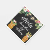 Serviette En Papier Tiki Hawaiian Aloha Tropical Birthday Luau Party (Coin)