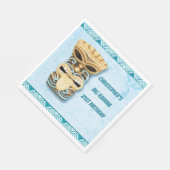 Serviette En Papier Tiki Luau Hawaiian Big Kahuna Party (Coin)