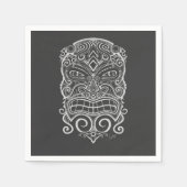Serviette En Papier Tiki mask (Devant)
