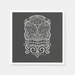 Serviette En Papier Tiki mask