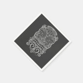 Serviette En Papier Tiki mask (Coin)