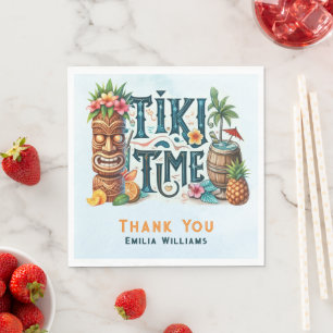Serviette En Papier TIKI Party personnalisé