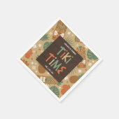 Serviette En Papier Tiki Party Tropical Luau (Coin)
