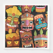 Serviette En Papier TIKI Pattern 5 (Devant)