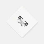 Serviette En Papier Til Death - Skeleton Heart Hands (Coin)