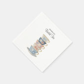 Serviette en papier Time for Tea Bridal Shower (Coin)