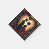 Serviette En Papier Timeless Love –Victorian Gothic Wedding Collection (Coin)