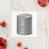Serviette En Papier Tin Can Paper Napkins (En situation)