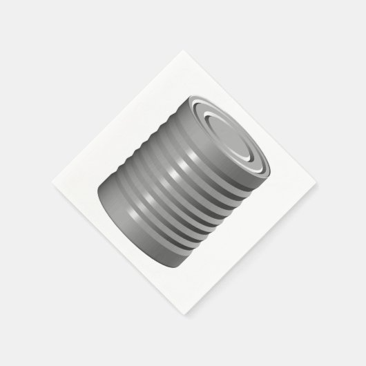 Serviette En Papier Tin Can Paper Napkins (Coin)