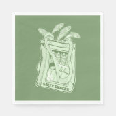 Serviette En Papier Tin de sardines salé snack (Devant)