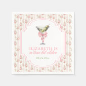 Serviette En Papier 'Tini Bit Ancien Martini Coquette Anniversaire (Devant)
