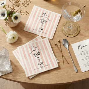 Serviette En Papier Tini Bit Ancienne fête d'anniversaire personnalisé