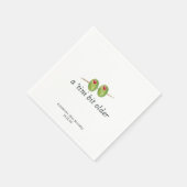 Serviette En Papier Tini Bit plus âgé | Martini à thème Anniversaire (Coin)