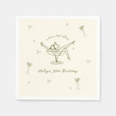 Serviette En Papier Tini Bit Plus Ancien Jour D'Anniversaire (Devant)