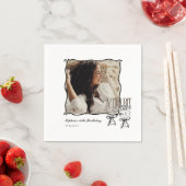 Serviette En Papier Tini Bit Vider Espresso Martini Party Photo Napkin (En situation)