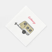 Serviette En Papier Tiny Tan Caravan Camper Thunder_Cove (Coin)