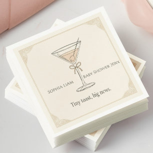 Serviette En Papier Tiny Toast personnalisé Big News