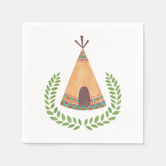 Serviette En Papier Tipi (Devant)