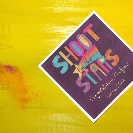 Serviette En Papier Tir pour la fête de graduation des étoiles