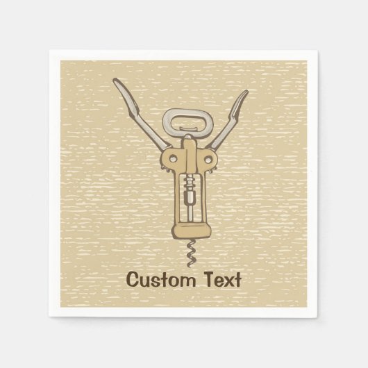 Serviette En Papier Tire-bouchon (Devant)