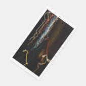 Serviette En Papier tireur noir serviettes d'invités en papier (Coin)