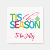 Serviette En Papier Tis the Season Napkins (Devant)
