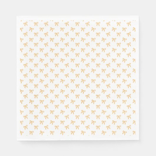 Serviette En Papier Tis' The Season To Sparkle Christmas Bow Gold (Devant)