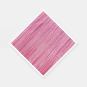 Serviette En Papier Tissu de crêpe rose (Coin)