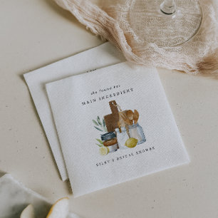 Serviette En Papier Tissu de salle de mariage Rustique Cuisine Ingrédi