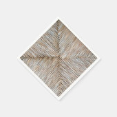 Serviette En Papier Tissu en fibre de bambou naturel symétrique (Coin)