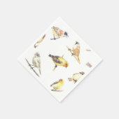 Serviette En Papier Tit birds motif (Coin)