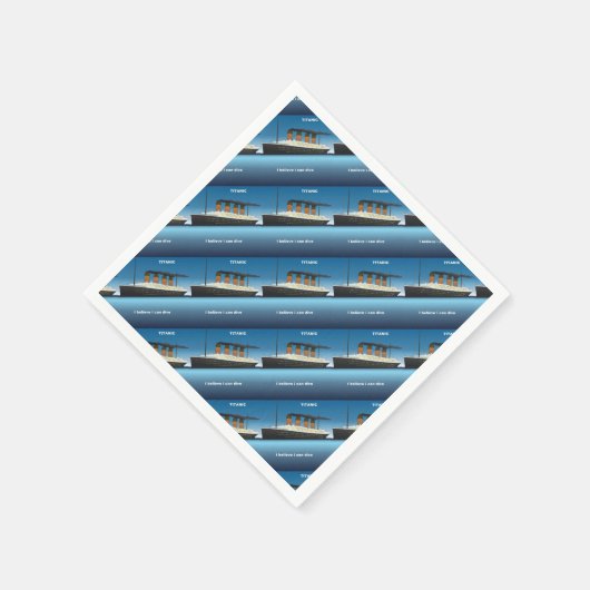 Serviette En Papier titanic dive (Coin)