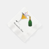 Serviette En Papier Toast Champagne (Coin)