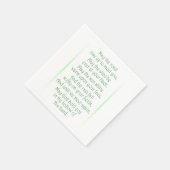 Serviette En Papier Toast irlandais (Coin)