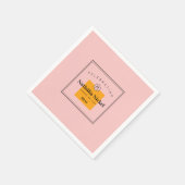 Serviette En Papier Toasts au Champagne (Coin)