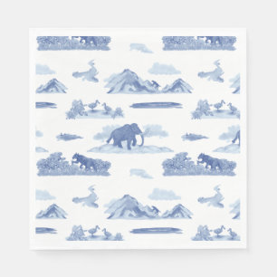 Serviette En Papier Toile animale disparue